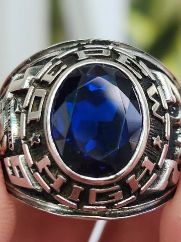  nhẫn mỹ xưa hợp kim năm 1977 platium 