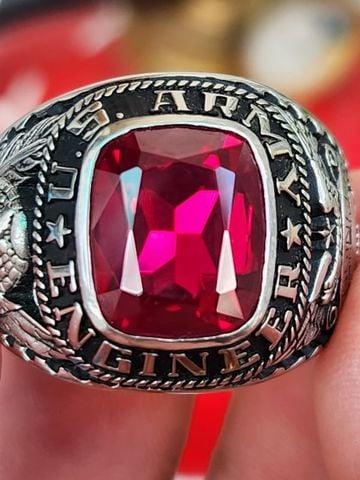  nhẫn mỹ xưa Jostens army engineer 