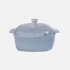 Âu Vuông có nắp 1,5L Xanh biển Aquamarine