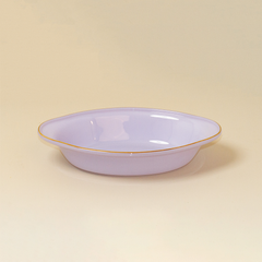 Âu hình oval Tím Thạch Anh