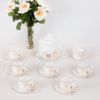 Bộ trà/cafe 15 sản phẩm họa tiết Kẻ Vuông