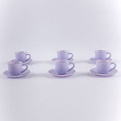 Bộ tách trà 12 chi tiết màu tím Thạch Anh
