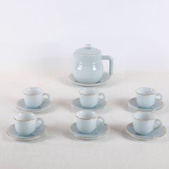 Bộ ấm trà 14 sản phẩm màu xanh biển Aquamarine
