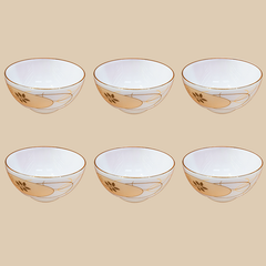 Bộ bát cơm đáy nhỏ Hoa Lan