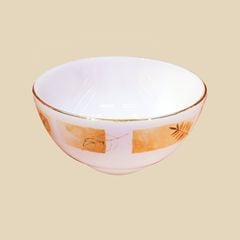 Bát cơm đáy nhỏ họa tiết Hoa mùa thu