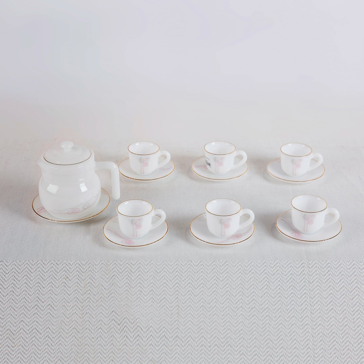 Bộ trà 14 sản phẩm họa tiết Dây Huyền Bí dáng thẳng