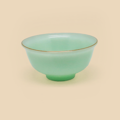 Bát không nắp xanh ngọc lục bảo  4.5