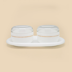 Bộ hũ gia vị 5 Trắng Ngọc Trai