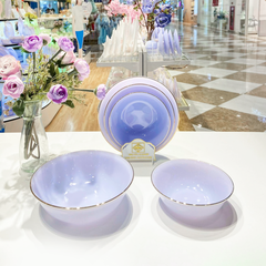 Set Tô Loe Tím Thạch Anh