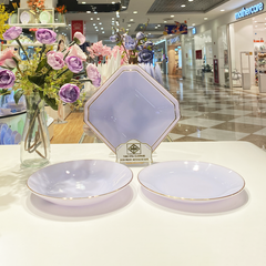 Set Đĩa Ngọt Ngào Tím Thạch Anh