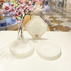 Set Đĩa Ngọt Ngào Trắng Ngọc Trai