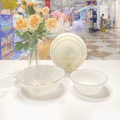 Set Tô Loe Trắng Ngọc Trai