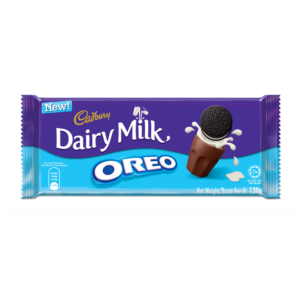 Sôcôla Sữa Nhân Bánh Quy Oreo Cadbury Dairy Milk Ấn Độ 130gr – US.MART