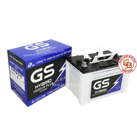 Ắc Quy GS HYBRID 105D31R PLUS (12V-90Ah) | BÌNH Ắc Quy KHÔ | BÌNH Ắc Quy MIỄN BẢO DƯỠNG | BÌNH Ắc Quy NHẬT BẢN | BÌNH Ắc Quy GS | BÌNH Ắc Quy CHO XE Ô TÔ