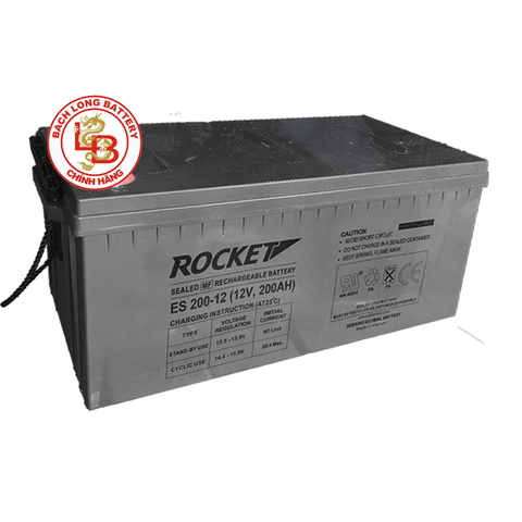 Ắc Quy ROCKET ES200-12 (200V-12AH) | BÌNH Ắc Quy KHÔ GEL| BÌNH Ắc Quy MIỄN BẢO DƯỠNG | BÌNH Ắc Quy THÁI LAN | BÌNH Ắc Quy EAGLE | BÌNH Ắc Quy CHO THIẾT BỊ VIỄN THÔNG, CÔNG NGHIỆP, NĂNG LƯỢNG MẶT TRỜI