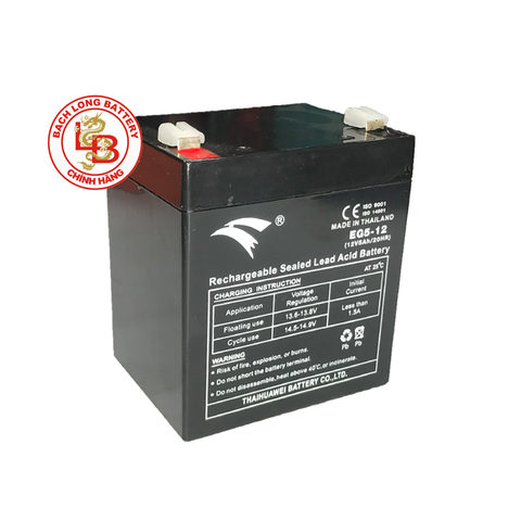 Ắc Quy EAGLE EG5-12 (12V-5AH) | BÌNH Ắc Quy KHÔ GEL| BÌNH Ắc Quy MIỄN BẢO DƯỠNG | BÌNH Ắc Quy THÁI LAN | BÌNH Ắc Quy EAGLE | BÌNH Ắc Quy CHO THIẾT BỊ VIỄN THÔNG, CÔNG NGHIỆP, NĂNG LƯỢNG MẶT TRỜI