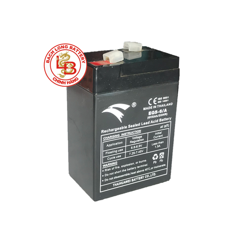 Ắc Quy EAGLE EG5-6/A (6V-5AH) | BÌNH Ắc Quy KHÔ GEL| BÌNH Ắc Quy MIỄN BẢO DƯỠNG | BÌNH Ắc Quy THÁI LAN | BÌNH Ắc Quy EAGLE | BÌNH Ắc Quy CHO THIẾT BỊ VIỄN THÔNG, CÔNG NGHIỆP, NĂNG LƯỢNG MẶT TRỜI