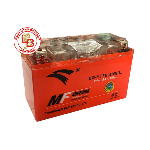 Ắc Quy EAGLE YT7B-4 (12V-6.5AH) | BÌNH Ắc Quy KHÔ GEL| BÌNH Ắc Quy MIỄN BẢO DƯỠNG | BÌNH Ắc Quy THÁI LAN | BÌNH Ắc Quy EAGLE | BÌNH Ắc Quy CHO XE MÁY, XE MÔ TÔ PHÂN KHỐI LỚN