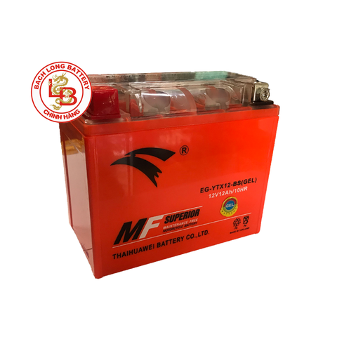 Ắc Quy EAGLE YTX12-BS (12V-12AH) | BÌNH Ắc Quy KHÔ GEL| BÌNH Ắc Quy MIỄN BẢO DƯỠNG | BÌNH Ắc Quy THÁI LAN | BÌNH Ắc Quy EAGLE | BÌNH Ắc Quy CHO XE MÁY, XE MÔ TÔ PHÂN KHỐI LỚN