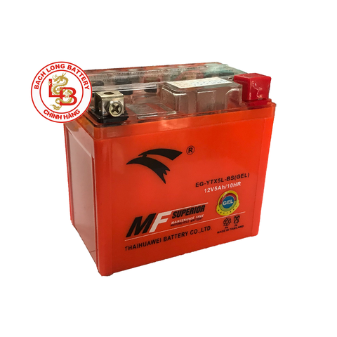 Ắc Quy EAGLE YTX5L-BS (12V-5AH) | BÌNH Ắc Quy KHÔ GEL| BÌNH Ắc Quy MIỄN BẢO DƯỠNG | BÌNH Ắc Quy THÁI LAN | BÌNH Ắc Quy EAGLE | BÌNH Ắc Quy CHO XE MÁY, XE MÔ TÔ PHÂN KHỐI LỚN