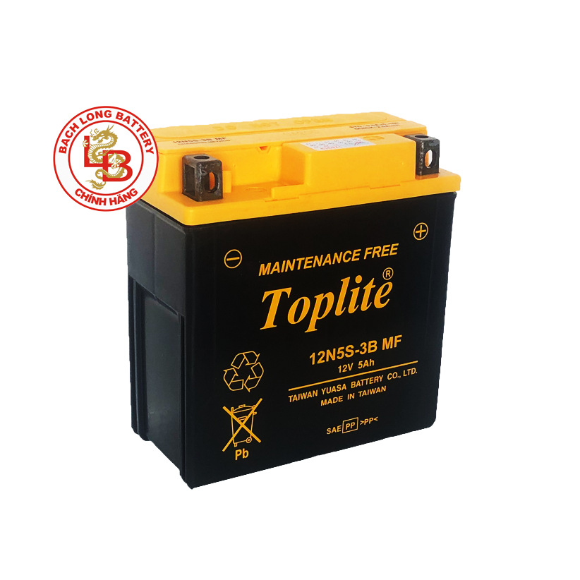  Ắc Quy TOPLITE12N5S-3B (12V-5AH) 