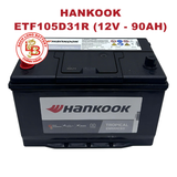  Ắc Quy HANKOOK ETF 105D31R (12V-90Ah) 