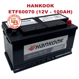  Ắc Quy HANKOOK ETF 60070 (12V-100Ah) 