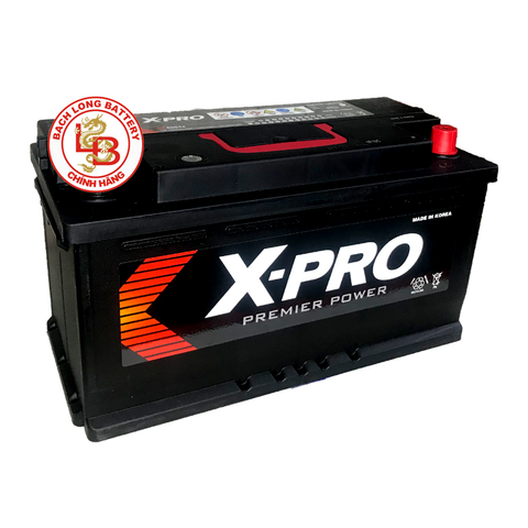 bình ắc quy X-PRO DIN 60044 (12V - 100AH) miễn bảo dưỡng, nhập khẩu 100% từ Hàn Quốc