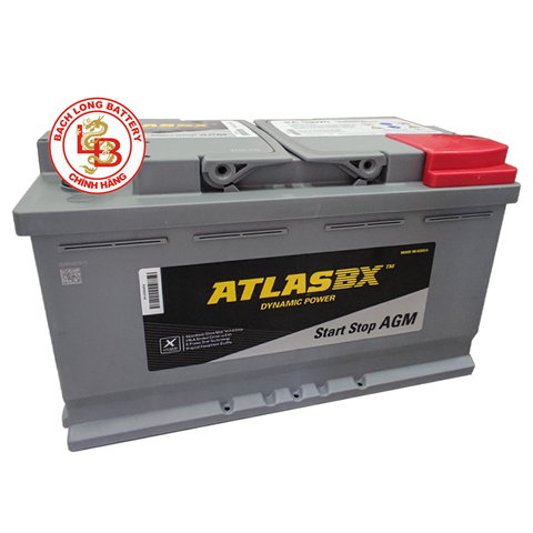 Ắc Quy ATLAS AGM DIN SA 58020 (12V-80Ah), ắc quy ô tô, ắc quy khô, ắc quy miễn bảo dưỡng