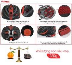 NÓN BẢO HIỂM THỂ THAO FORNIX NM9
