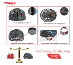 NÓN BẢO HIỂM THỂ THAO FORNIX NM038