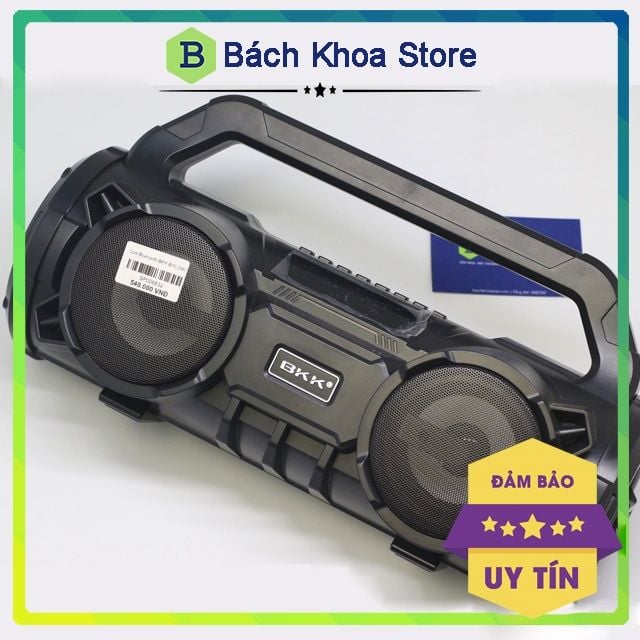 Loa Bluetooth BKK B98 Tặng Kèm Mic Hát Có Dây