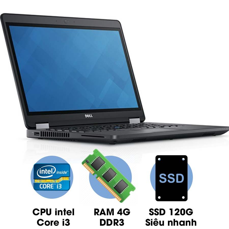 Laptop cũ Dell Latitude E5270 Core i3 6100