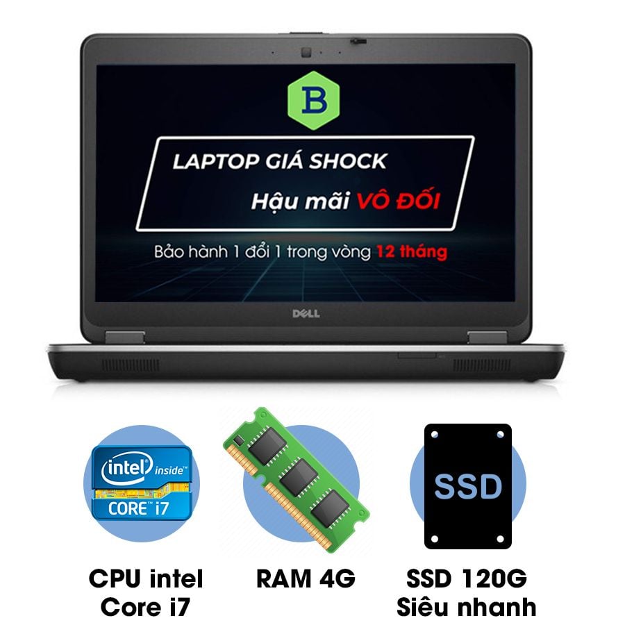 Laptop cũ Dell Latitude E6440 Core i7-4600M