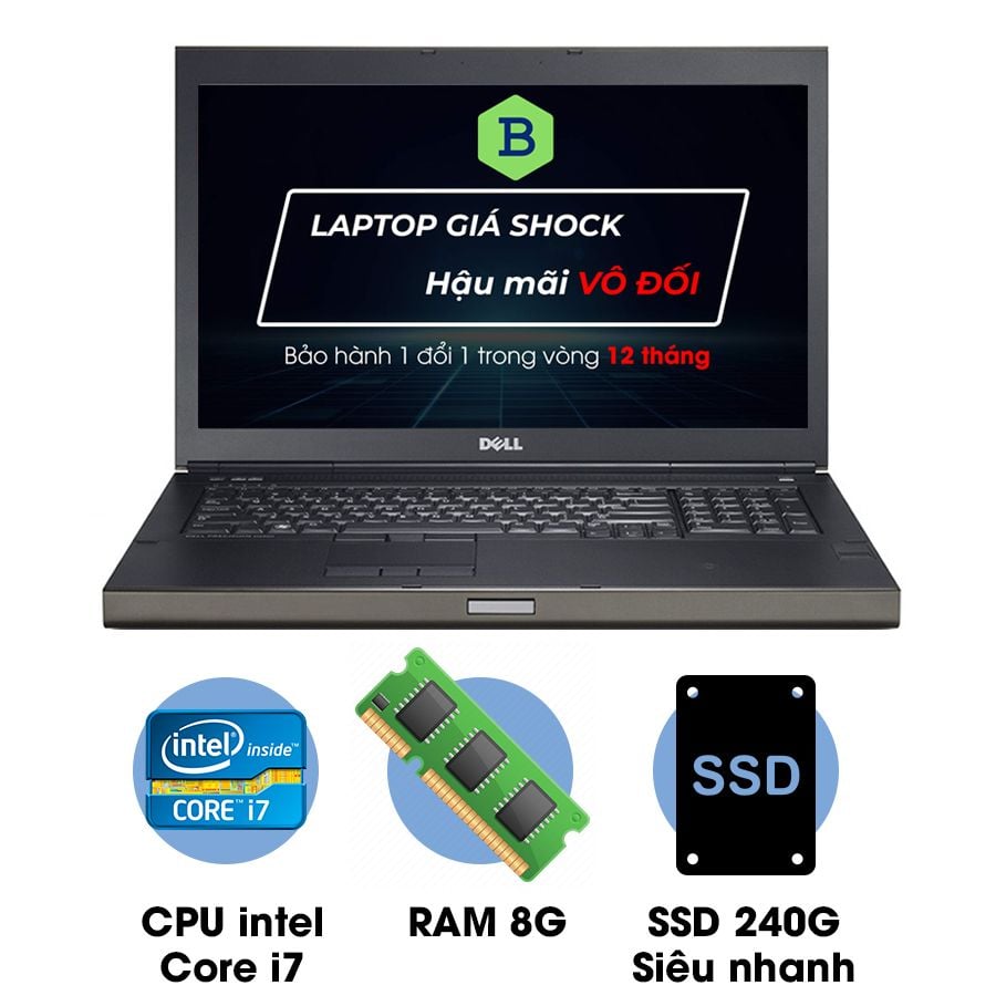 Latop cũ Dell Precision M6600 Core i7-2720QM