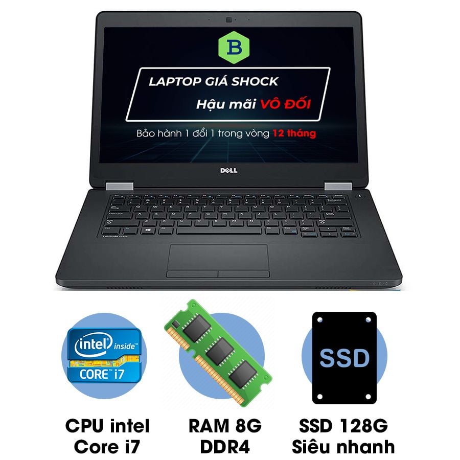 Laptop cũ Dell Latitude E5470 Core i7-6600U