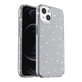  Cho iPhone 14 Plus Ốp lưng bảo vệ chống sốc Terminator Style Glitter Powder (Tím) 