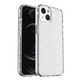  Cho iPhone 14 Plus Ốp lưng bảo vệ chống sốc Terminator Style Glitter Powder (Tím) 
