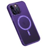  Dành cho iPhone 14 Plus Colorful Series TPU+PC Magsafe Magnetic Phone Case (Màu tím) 