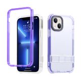  Cho iPhone 14 Plus 2 in 1 360 Invisible Holder Phone Case (Màu tím) 