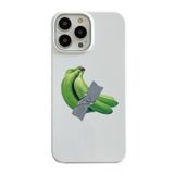  Dành cho iPhone 14 Plus Cartoon Film Craft Hard PC Phone Case (Banana) 