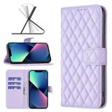  Cho iPhone 14 Diamond Lattice Wallet Leather Flip Case phone (Xanh lá cây) 