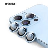  Cho iPhone 13 Pro ENKAY Hat-Prince Hợp kim nhôm + Kính cường lực Camera Lens Cover Film Ring / 13 Pro Max (Đầy màu sắc) 
