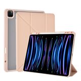  Dành cho iPad 10th 10.9 2022 Vỏ máy tính bảng thông minh WiWU PU + TPU có khe cắm bút (Xanh dương nhạt) 