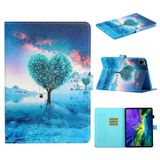  Dành cho iPad 11 Pro (2020) Vẽ xe ô tô TPU Vỏ da lật ngang với chủ sở hữu & khe cắm thẻ & chức năng ngủ / thức dậy (mắt) 