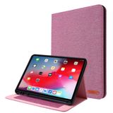  Dành cho iPad Pro 11 (2020) TPU lật ngang TPU + Vỏ máy tính bảng bảo vệ bằng da PU với clip thẻ tên (Rose Red) 