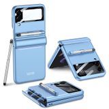  Đối với điện thoại Samsung Galaxy Z Flip4 GKK Magnetic Full Coverage Case có bút (Màu hồng) 