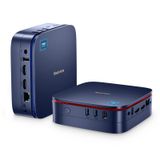  [Kho HK] Blackview MP60 Mini PC, 16GB+512GB, Windows 11 Pro Intel Jasper Lake N5095 up to 2.9GHz , Phích cắm EU (Xanh dương) 