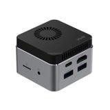  GMK NucBox Hệ thống Windows 10 Mini PC, Intel Celeron J4125 Quad Core 64bit 14nm 2GHz-2,7GHz, Hỗ trợ WiFi & Bluetooth & RJ45, 8GB + 128GB, EU Plug 