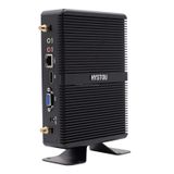  HYSTOU H2 Hệ thống Windows / Linux Mini PC, Intel Core I5-7267U Dual Core Four Threads lên đến 3,50GHz, Hỗ trợ mSATA 3.0, 4GB RAM DDR3 + 256GB SSD (Trắng) 